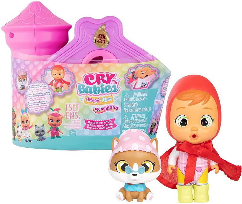 Photo 2 of Cry Babies Magic Tears Storyland - Story House Series | 10 Surprise Accessories, Surprise Doll | Kids Age 3+
