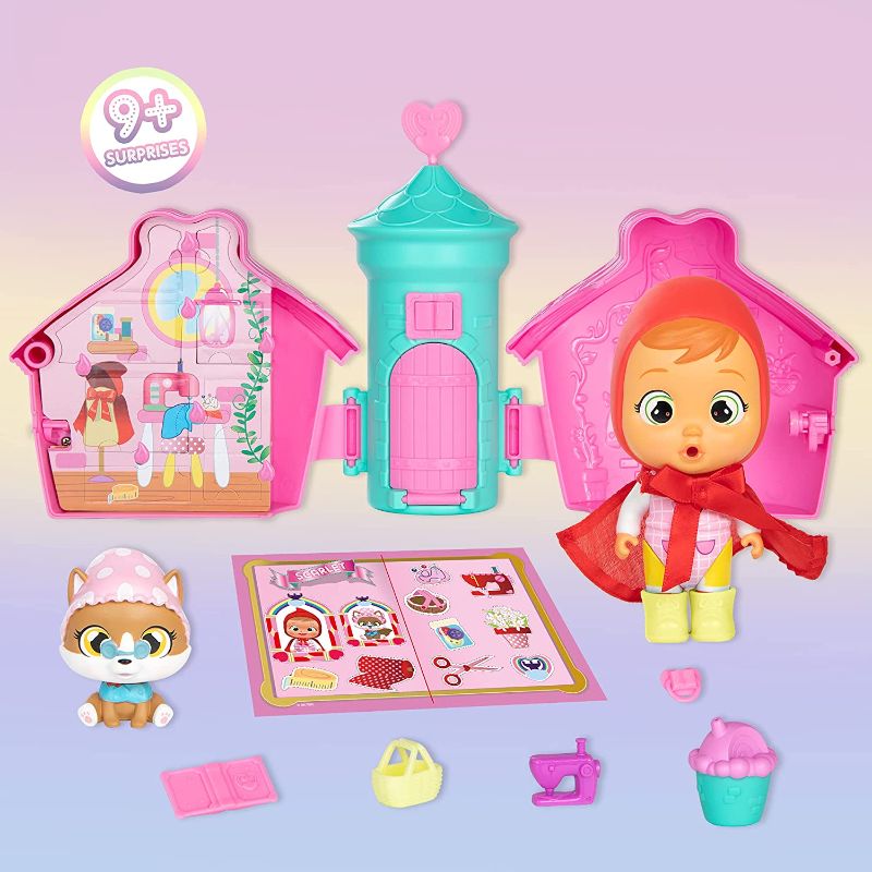 Photo 2 of Cry Babies Magic Tears Storyland - Story House Series | 10 Surprise Accessories, Surprise Doll | Kids Age 3+
