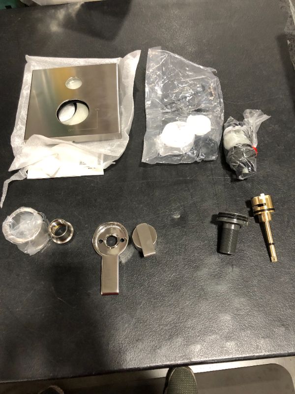 Photo 1 of Delta Faucet Ara 17 Series Dual-Function Shower Handle Valve Trim Kit with 3-Setting Integrated Diverter, Stainless T27867-SS (Valve Not Included)
