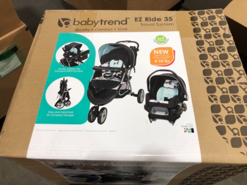 Photo 4 of Baby Trend EZ Ride 35 Travel System, Doodle Dots
BRAND NEW IN BOX.