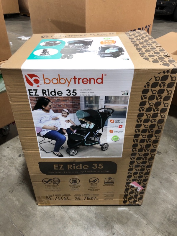 Photo 3 of Baby Trend EZ Ride 35 Travel System, Doodle Dots
BRAND NEW IN BOX.