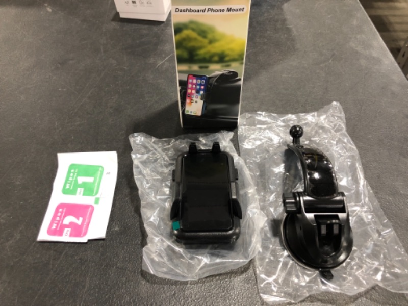 Photo 2 of UNIVERSAL DASHBOARD PHONE MOUNT FOR TRUCK/AUTO. BLACK. NEW IN BOX.