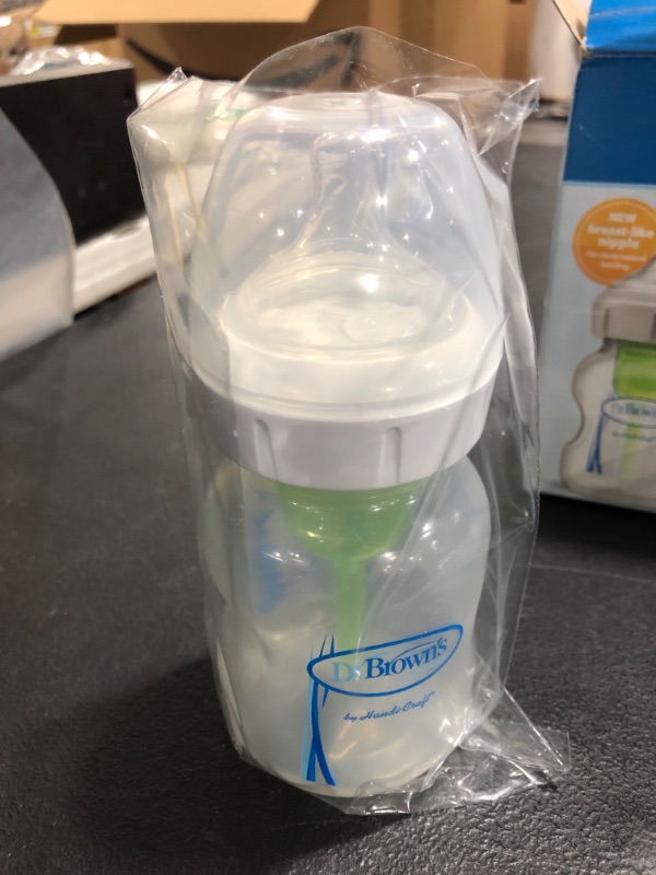 Photo 4 of Dr. Brown's Natural Flow Baby Bottles - 5 Oz Green. PACK OF 3. PHOTO FOR REFERENCE.
