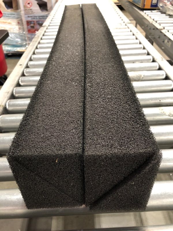 Photo 1 of 5 in. x 48 in. K-Style Foam Gutter Filter. LOT OF 4. 
