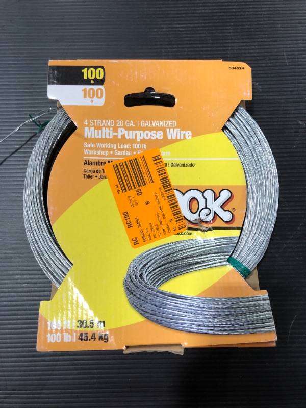 Photo 2 of 100 ft. 100 lb. 20-Gauge Multi-Purpose Wire
