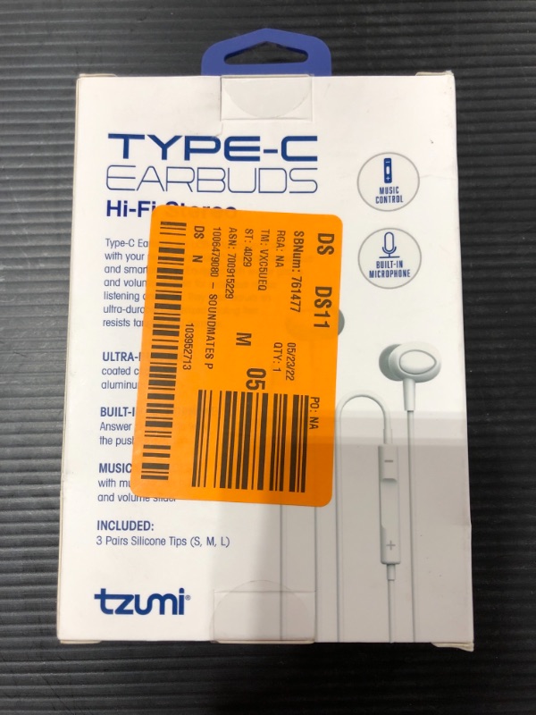 Photo 3 of TZUMI Type C Wired Earbuds
