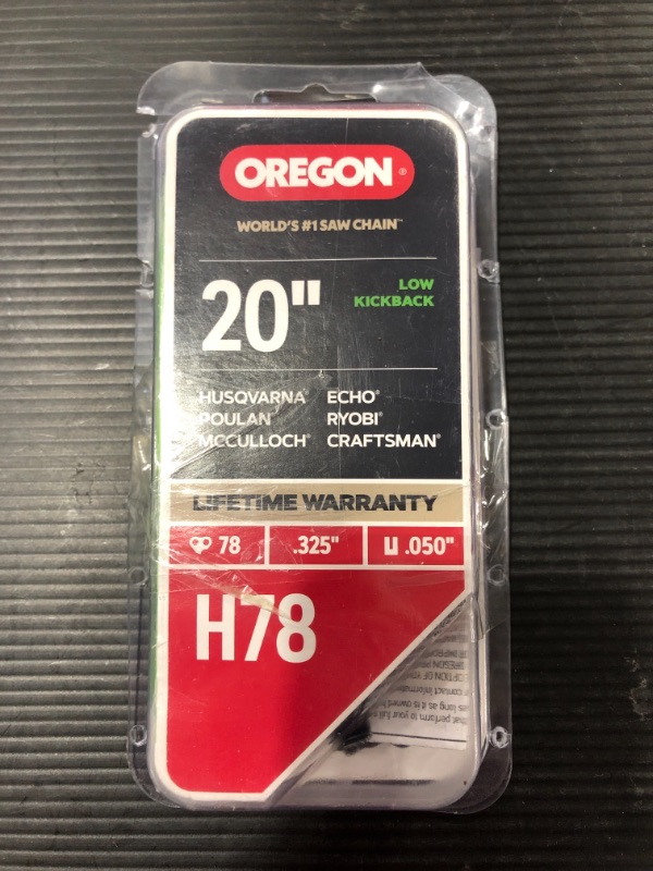 Photo 2 of 20in. Chainsaw Chain for Bar Fits Echo, Husqvarna, John Deere, Poulan, Josnered, Craftsman, Makita and Others
OPEN BOX.