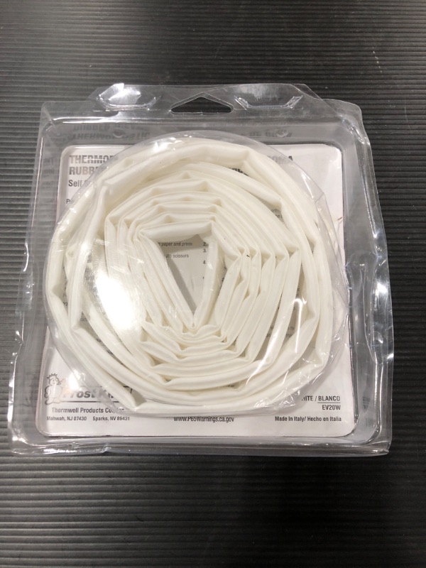 Photo 3 of 3/8 in. x 5/16 in. x 20 ft. White Weatherseal. OPEN PACKAGE.
