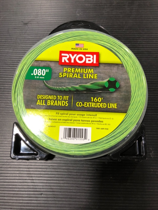 Photo 2 of 0.080 in. x 160 ft. Premium Spiral Cordless and Gas Trimmer Line
