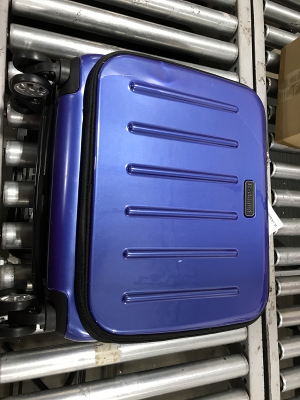 Photo 2 of Rockland Revolution Hardside Rolling Computer Case, Blue, Carry-On 17-Inch