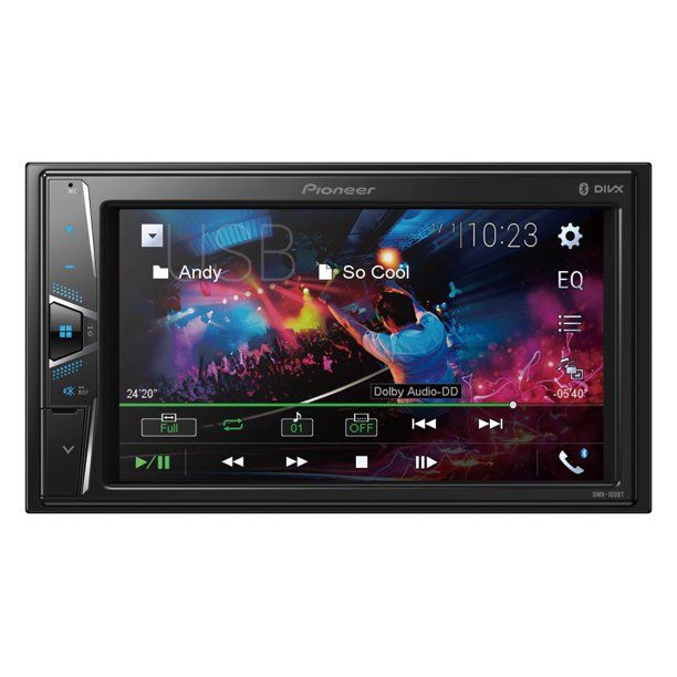 Photo 1 of Pioneer DMH-100BT In-Dash Receiver with 6.2" Touchscreen and Bluetooth,Double DIN,Backup Camera Ready
