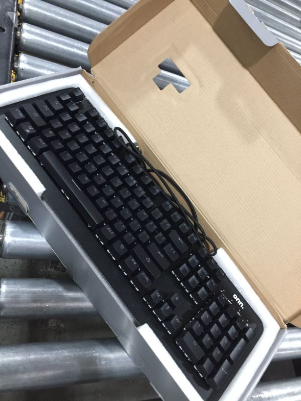 Photo 2 of onn. Gaming Mechanical Keyboard with Blue Switches, Adjustable 16.8M LED Lighting (Software for Windows Only)
