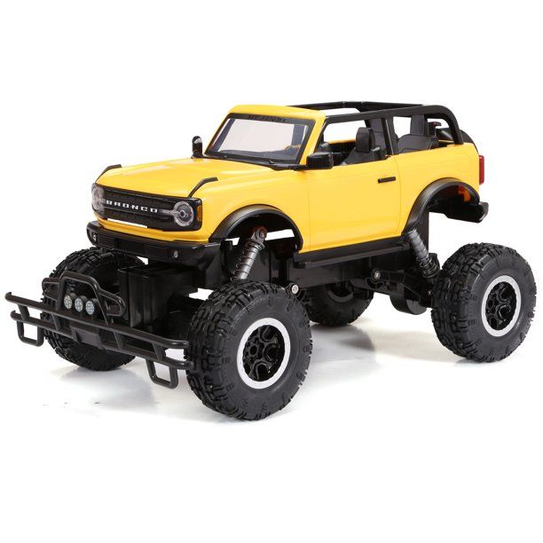 Photo 1 of New Bright RC 1:8 Scale Remote Control Truck App Driver Bronco, Yellow
