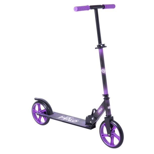 Photo 1 of HALO Rise Above Supreme Big Wheel Scooter - Purple - Designed For All Riders (Unisex) - 200mm Wheels, Height Adjustable and Folding
