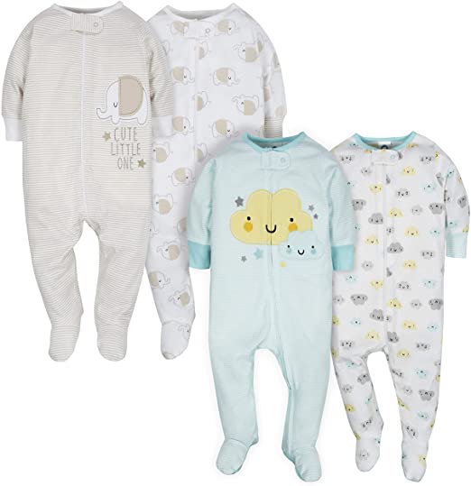 Photo 1 of Grow by Gerber 4 Pack Sleep 'N Play Footie
