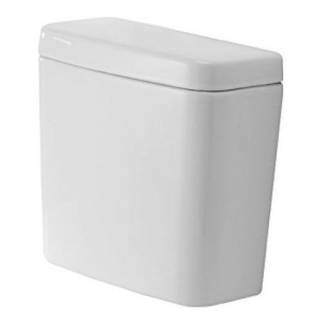 Photo 1 of Duravit 092720-L D-Code 1.28 GPF Toilet Tank Only - Left Hand Lever White Fixture Toilet Tank Only