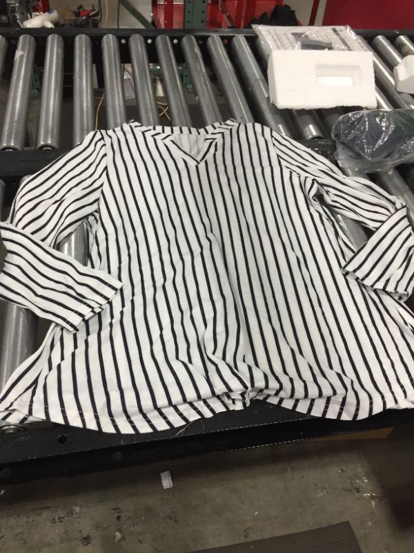 Photo 1 of Long sleeved stripped business casual shirt