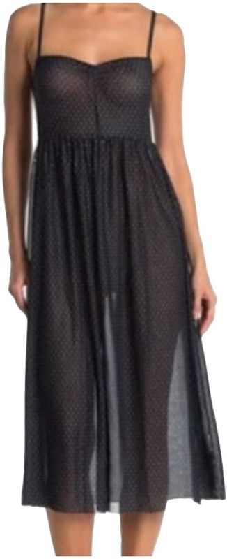 Photo 1 of Free People Madeline Slip Sheer Dress, Black M
