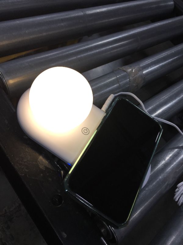 Photo 2 of onn. Wireless Charging Bubble Lamp, 5 Watt
