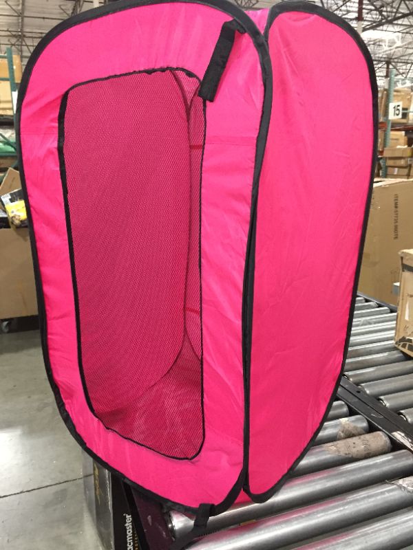 Photo 2 of Beatrice Home Fashions Collapsible Pop Up Travel Pet Kennel (PINK)