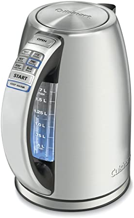 Photo 1 of Cuisinart CPK-17 PerfecTemp 1.7-Liter Cordless Electric Kettle, Stainless Steel
