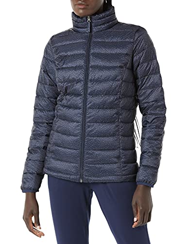 Photo 1 of Amazon Essentials Women's Water-resistant Packable Down Jacket, Navy/Black Small Cheetah
