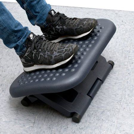 Photo 1 of Mind Reader 3 Position Adjustable Height Ergonomic Foot Rest
