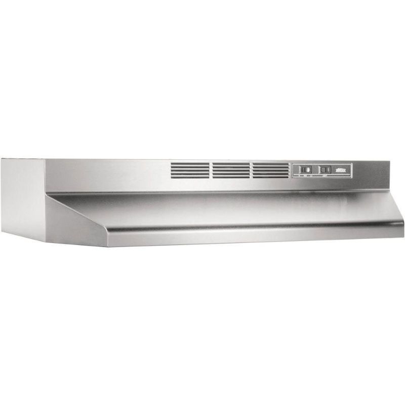 Photo 1 of Broan 30 Inch Stainless Steel ADA Capable Non Ducted Under Cabinet Range Hood
