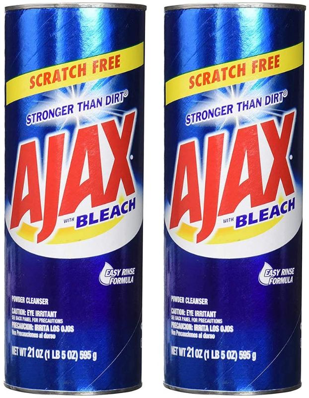 Photo 1 of Ajax All-Purpose Powder Cleaner with Bleach 21 oz (Pack of 2)
