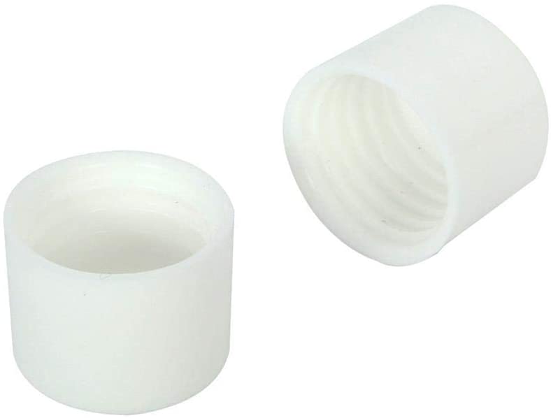 Photo 1 of Everbilt 1-1/4 in. White Closet Pole End Caps (2-Pack)
