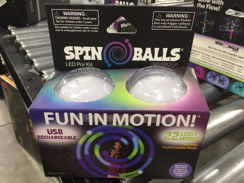 Photo 2 of Light-up Spin Balls (Set of Two)
