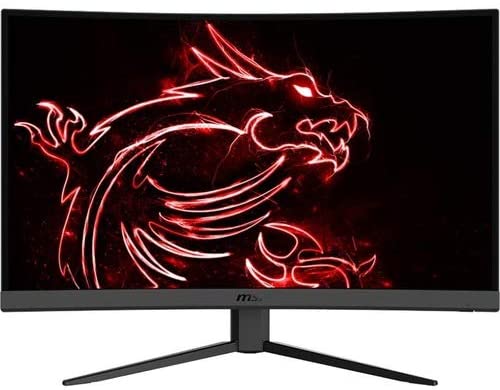 Photo 1 of MSI Full HD Non-Glare 1ms 2560 x 1440 165Hz Refresh Rate 2K Resolution Free Sync 27" Curved Gaming Monitor (Optix G27CQ4) - Black
