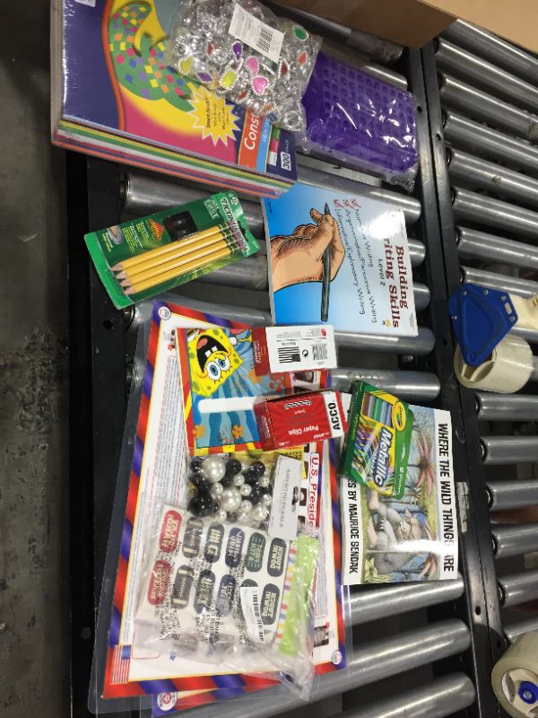 Photo 1 of BOX LOT OF ELEMENTARY SCHOOL ITEMS 