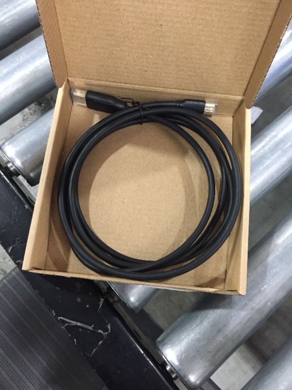 Photo 2 of Amazon Basics 4K Mini DisplayPort to DisplayPort Cable - 6 Feet, Black
