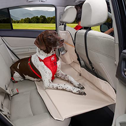 Photo 1 of Dog Backseat Bridge Car extender, Seat Bridge for Dogs, Padded Pet Car Barrier, Reversible, Water Resistant, Universal Fit, Cup Holder