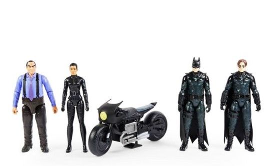 Photo 1 of DC Comics Batman Batcycle Pack with 4 Figures

