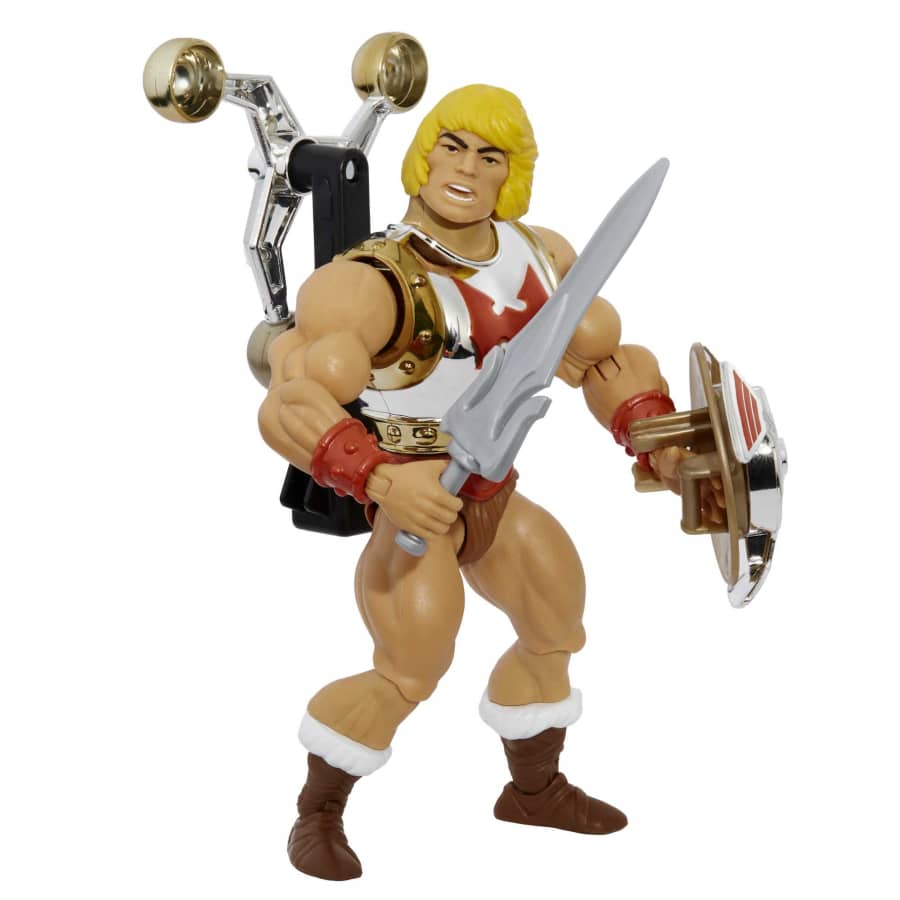 Photo 1 of Masters of the Universe Origins (2 ct) Flying Fists He-Man Action Figure and (2 ct) Terror Claws Skeletor Action Figure
