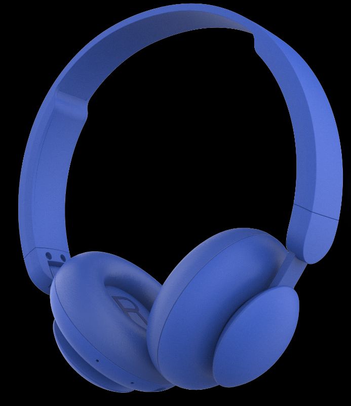 Photo 1 of Onn. Bluetooth on-Ear Headphones, Blue
