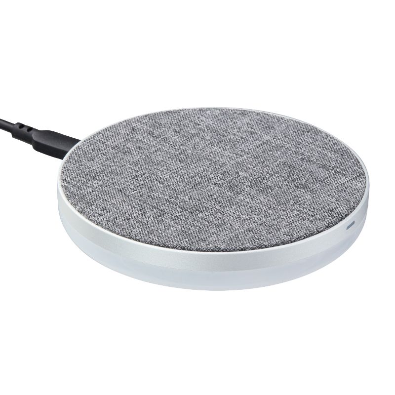 Photo 1 of Onn. Wireless Charging Pad with LED Night Light
