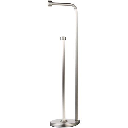 Photo 1 of Basics Free Standing Toilet Paper Stand with Reserve Nickel
