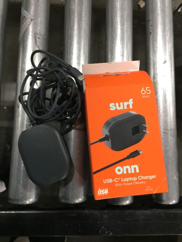 Photo 2 of Onn. USB-C Laptop Charger with Power Delivery
