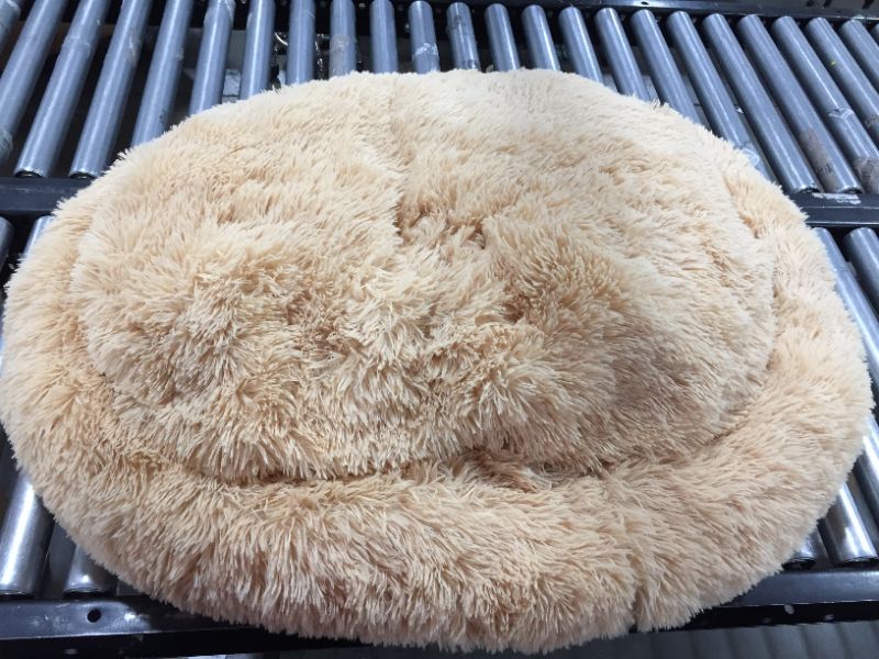 Photo 1 of 36 inch Light Tan Dog Bed Round