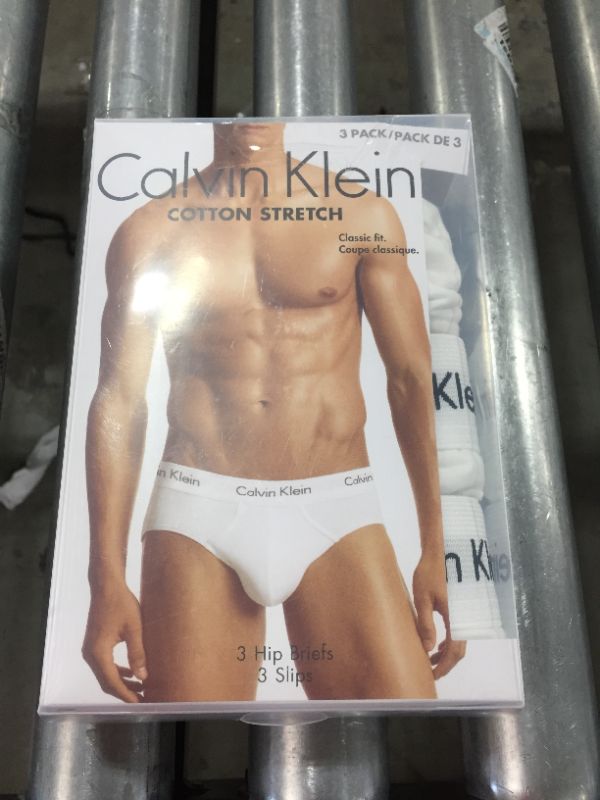 Photo 1 of Calvin Klein Men's Stretch Cotton 3-Pack Hip Brief M
