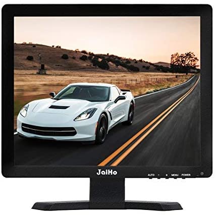 Photo 1 of JaiHo 15 Inch LCD Monitor HDMI VGA Monitor, 1024x768 Resolution Monitor Color Screen with VGA/AV/HDMI/BNC/USB Earphone Output, Built-in Dual Speakers
