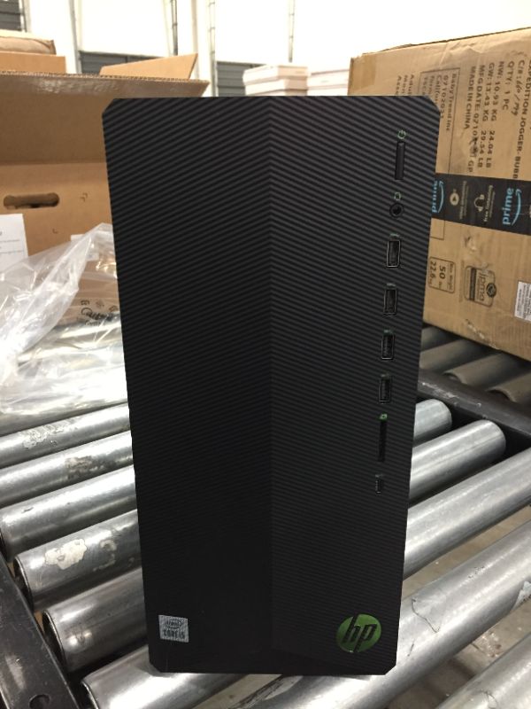 Photo 1 of HP - Pavilion Gaming Desktop - Intel Core I5-10400F - 8GB Memory - NVIDIA GeForce GTX 1650 - 256GB SSD - Shadow Black
