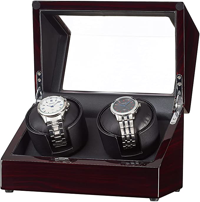 Photo 1 of JQUEEN Double Watch Winder with Quiet Japanese Mabuchi Motor
