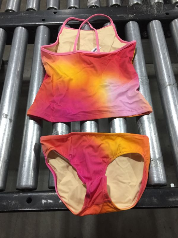 Photo 1 of Amazon Essentials Tie Dye 2 Piece Bathing suit unknown size 