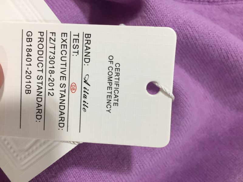 Photo 2 of ailaile purple v-neck sweater long sleeved 