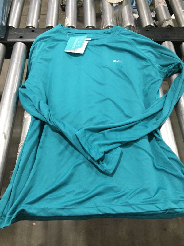 Photo 1 of willett green long sleeve top L