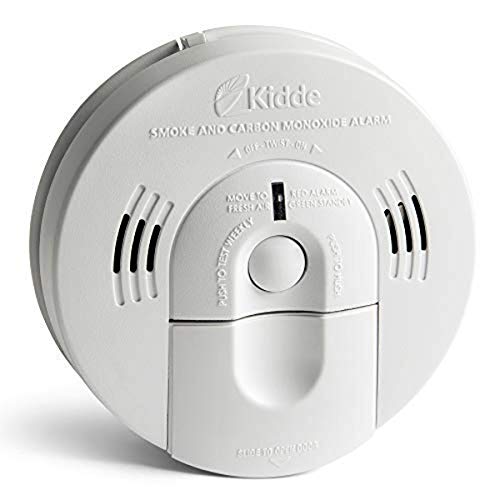 Photo 1 of Kidde Smoke & Carbon Monoxide Detector, Hardwired, Interconnect Combination Smoke & CO Alarm with Battery Backup, Voice Alert
